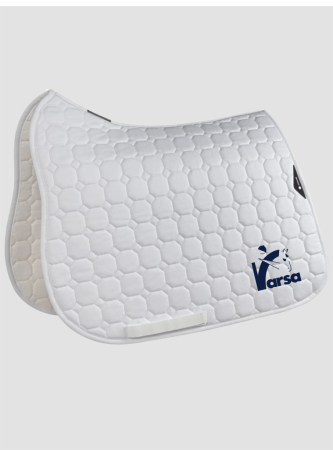 Equiline Octagon koulutussatulahuopa valkoinen pony Varsa logolla VARSA5701883353256