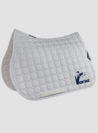 Equiline Octagon koulutussatulahuopa valkoinen hevonen Varsa logolla VARSA5701883353270