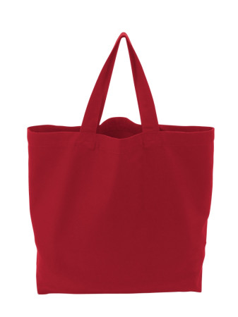COTTOVER TOTE BAG (GOTS) L / 290g RED One Size 141029-460-0