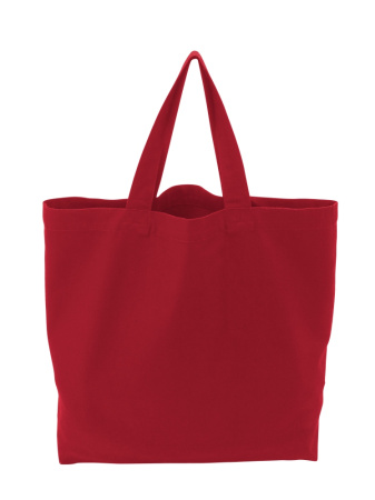 COTTOVER TOTE BAG (GOTS) L / 290g RED One Size