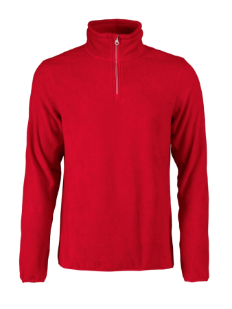 PRINTER FRONTFLIP FLEECE 1/2 ZIP Red R-1820