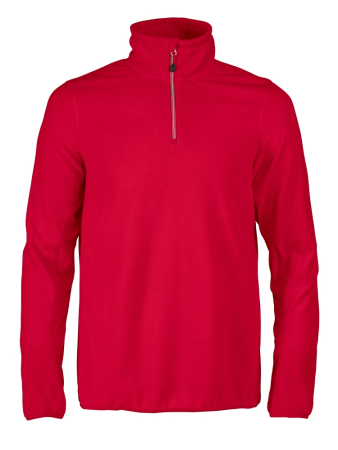 PRINTER RAILWALK FLEECE HALF ZIP Red R-1828