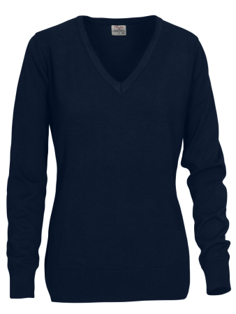 PRINTER Forehand Lady knitted v-neck NAVY 2262502-600