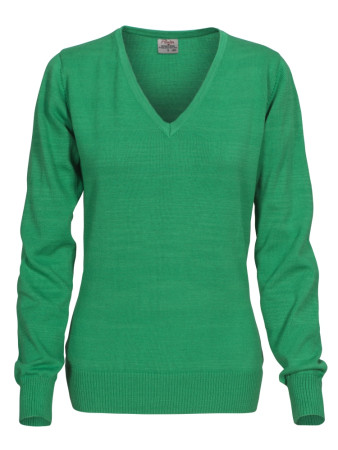PRINTER Forehand Lady knitted v-ne FRESH GREEN 2262502-728