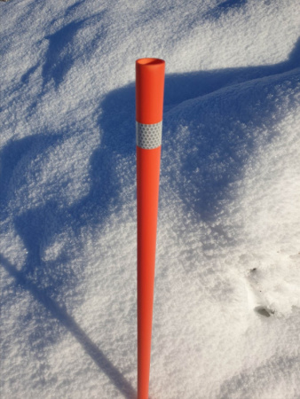 Aurausviitta 16x800 mm oranssi 25mm heijastin