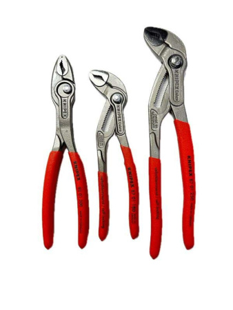 Knipex pihtisarja Cobra 180mm, 250mm, Twingrip 200mm
