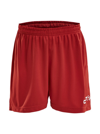 Craft Squad Short solid JR wth lini Bright red