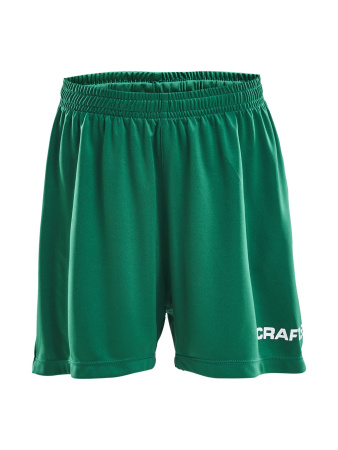 Craft Squad Short solid JR wth lini Team green