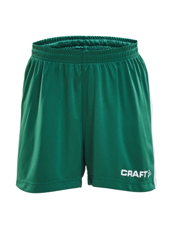 Craft Progress Short contrast JR wt Team green