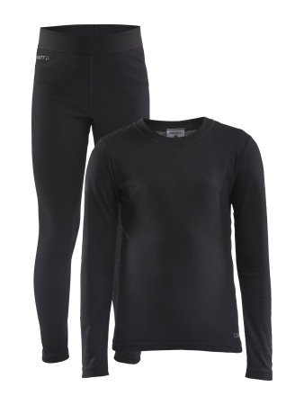 Craft CORE Warm Baselayer Set JR Black