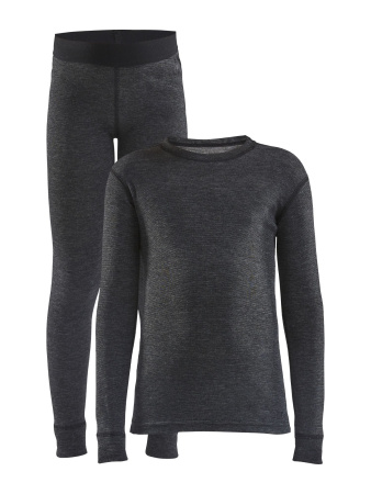 Craft CORE Wool Merino Set JR Black-mel