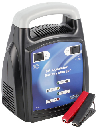 AKKULATURI AUTOMAATTINEN 12V 8A