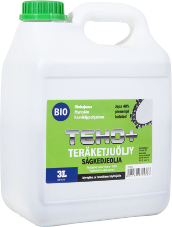 TEHO+ TERÄKETJUÖLJY BIO 3L (ME 4)