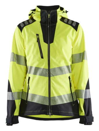 Naisten highvis softshelltakki huomio, Blåkläder