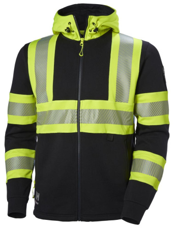 ICU ZIP HOODIE YELLOW/EBONY, Helly Hansen