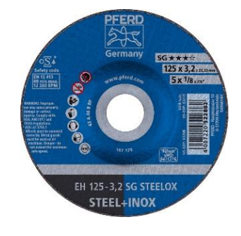 Avauslaikka EH 125x3,2x22 SG STEELOX, PFERD