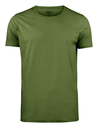Twoville Organic Slub U-neck Moss Green