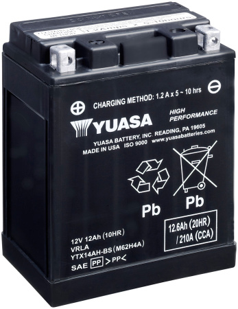 AKKU YUASA  MP 12,6AH AGM +- 134X89X166