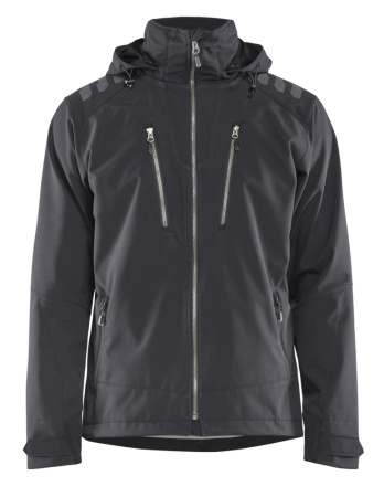 Softshell Jacket Tummanharmaa/Musta, Blåkläder