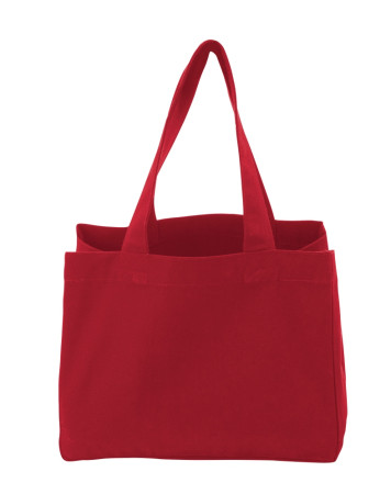 COTTOVER TOTE BAG (GOTS) SMALL  / 290 RED One Size 141030-460-0