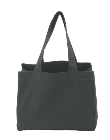 COTTOVER TOTE BAG (GOTS) SMALL CHARCOAL One Size