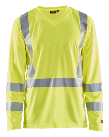 Highvis pitkähihainen t-paita, uv-suoja huomio, Blåkläder