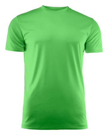 PRINTER RUN ACTIVE T-SHIRT LIME