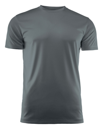 PRINTER RUN ACTIVE T-SHIRT METAL GREY