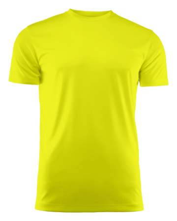 PRINTER RUN JUNIOR ACTIVE T-SHIRT BRIGHT YELLO