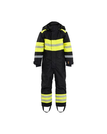 Lasten Talvihaalari Musta/Huomiokeltainen, Blåkläder