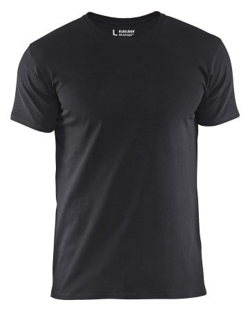 T-paita slim fit Musta, Blåkläder