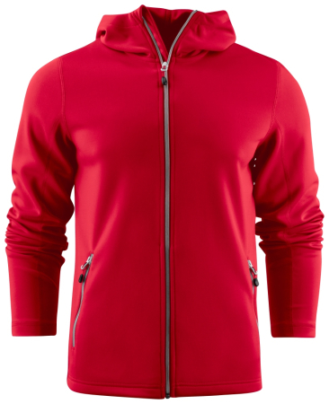 PRINTER LAYBACK HOODIE MEN RED R-1851