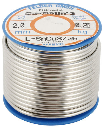 JUOTOSTINA 250G 2MM CU3%/SN97%