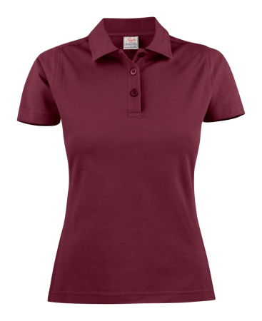 Printer Surf Lady polo pique bordeaux 2265009-481