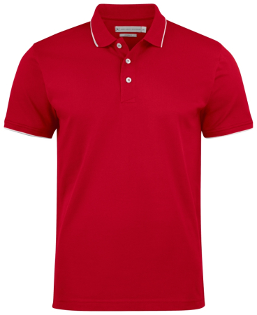 HARVEST GREENVILLE POLO PIQUE MODEERN FIT RED R-1779