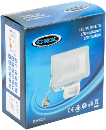 LED VALONHEITIN 2300LM 30W/230V LIIKETUNNISTIMELLA