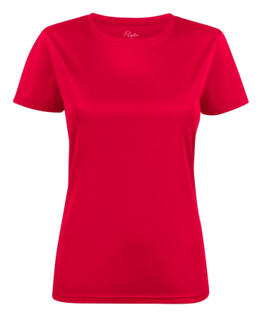 PRINTER RUN ACTIVE LADY T-SHIRT RED