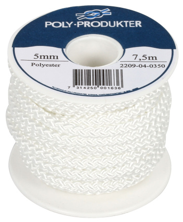 KÖYSI POLYESTERI  5,0MM 7,5M VALKOINEN 520KG