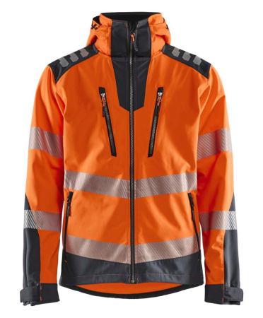 Highvis softshelltakki, Blåkläder