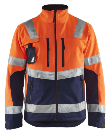 Highvis softshelltakki huomio, Blåkläder
