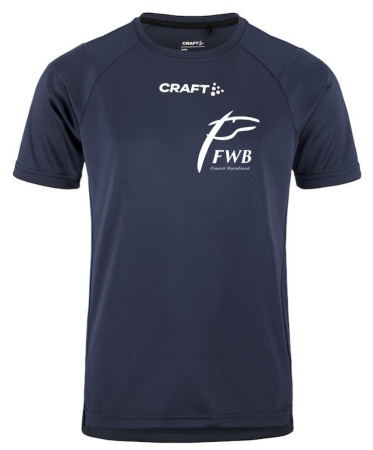 Rush SS Tee Navy, Lasten