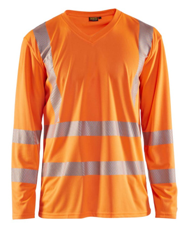 Highvis pitkähihainen t-paita, uv-suoja huomio, Blåkläder