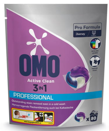 OMO PFACTIVECLEAN CAPS 80PC W4992
