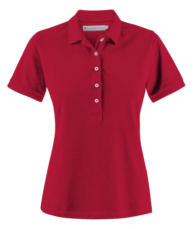 HARVEST SUNSET STRETCH POLO LADY RED