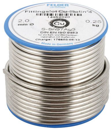 JUOTOSTINA 250G 2MM AG3%/SN97%