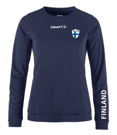 Rush 2.0 LS Tee Naisten Navy