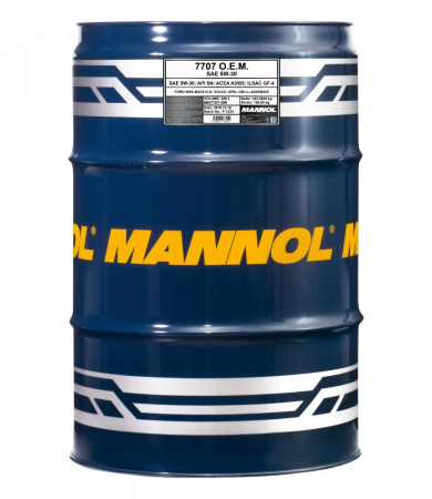 MANNOL 5W-30 7707 ENERGY FORMULA FR 208L