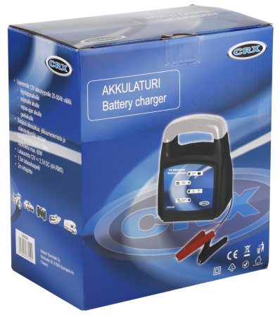 AKKULATURI AUTOMAATTINEN 12V 4A