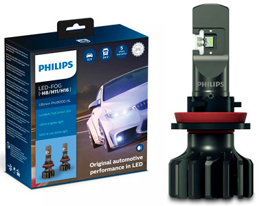 POLTTIMOPARI PHILIPS LED FOG ULTINON PRO9000 HL 12/24V H8/H11/H