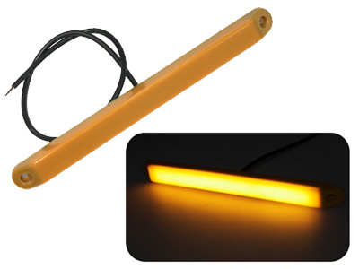 LED-ÄÄRIVALO LIGHT GUIDE ORANSSI 24V 25,2CM PRO-CAN XL